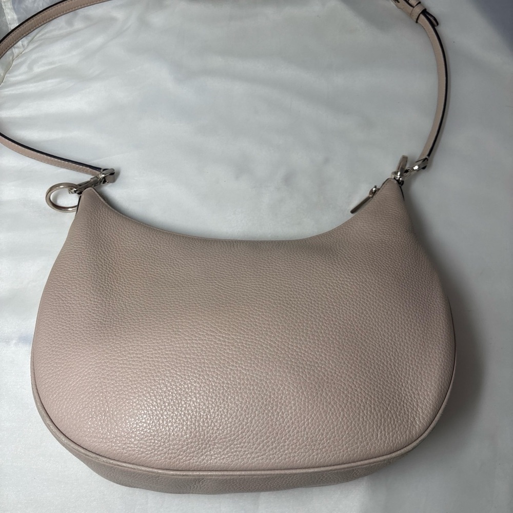 Kate Spade Cream / Pink Leather Shoulder Bag | Large Crossbody